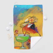 Feestpapegaaien Golfhanddoek (Insitu)