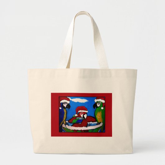 FEESTPAPEGAAIEN GROTE TOTE BAG (Voorkant)