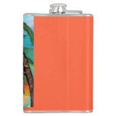 Feestpapegaaien         heupfles (Achterkant)