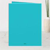 Feestpapegaaien Kaart (Achterkant)