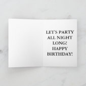 Feestpapegaaien Kaart (Binnen)