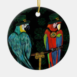 FEESTPAPEGAAIEN      KERAMISCH ORNAMENT