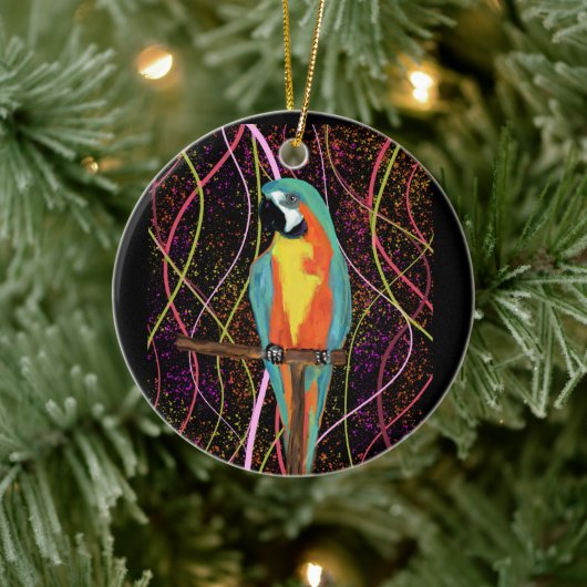 FEESTPAPEGAAIEN       KERAMISCH ORNAMENT (Boom)