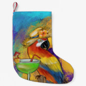 Feestpapegaaien Kleine Kerstsok (Voorkant)