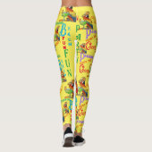 Feestpapegaaien Leggings (Achterkant)
