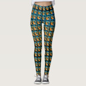 Feestpapegaaien Leggings (Voorkant)