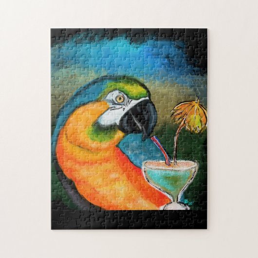 Feestpapegaaien Legpuzzel (Verticaal)