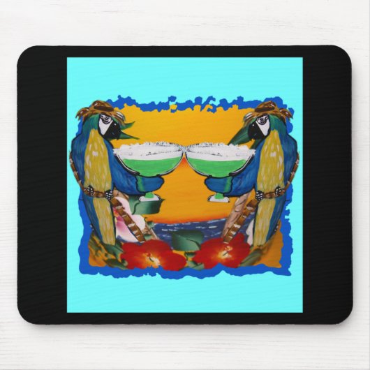 Feestpapegaaien Muismat (Voorkant)