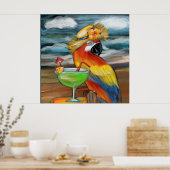 Feestpapegaaien                poster (Keuken)