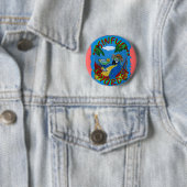 Feestpapegaaien Ronde Button 5,7 Cm (In situ)