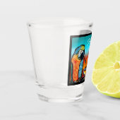 Feestpapegaaien Shot Glas (Links)
