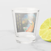 Feestpapegaaien Shot Glas (Achterkant)