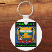 Feestpapegaaien Sleutelhanger (Voorkant)