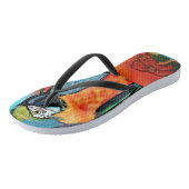 Feestpapegaaien Teenslippers (Schuin)