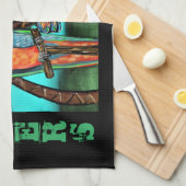 Feestpapegaaien Theedoek (Quarter Fold)