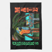 Feestpapegaaien Theedoek (Verticaal)