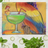 Feestpapegaaien Theedoek (Gevouwen)