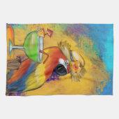 Feestpapegaaien Theedoek (Horizontaal)