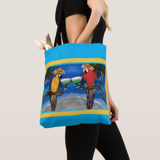 Feestpapegaaien Tote Bag (Dichtbij)