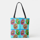 Feestpapegaaien Tote Bag (Achterkant)