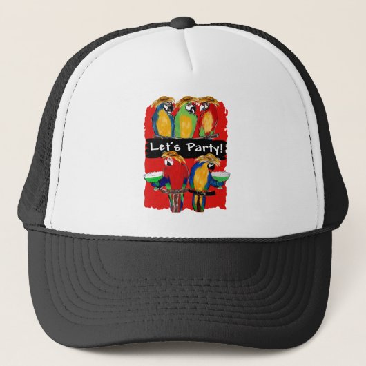 FEESTPAPEGAAIEN TRUCKER PET (Voorkant)