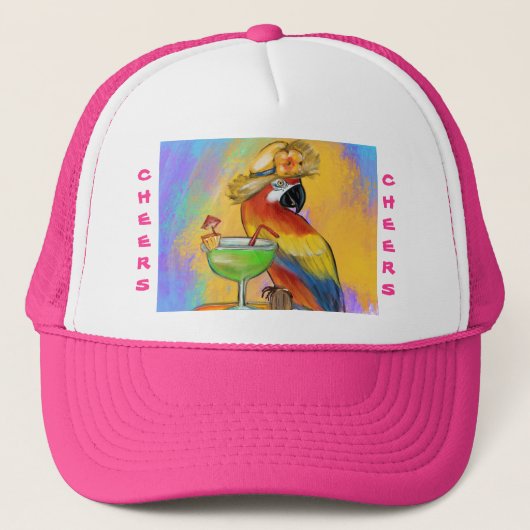 Feestpapegaaien Trucker Pet (Voorkant)