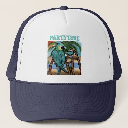 Feestpapegaaien Trucker Pet (Voorkant)