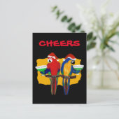 FEESTPAPEGAIEN BRIEFKAART (Staand voorkant)