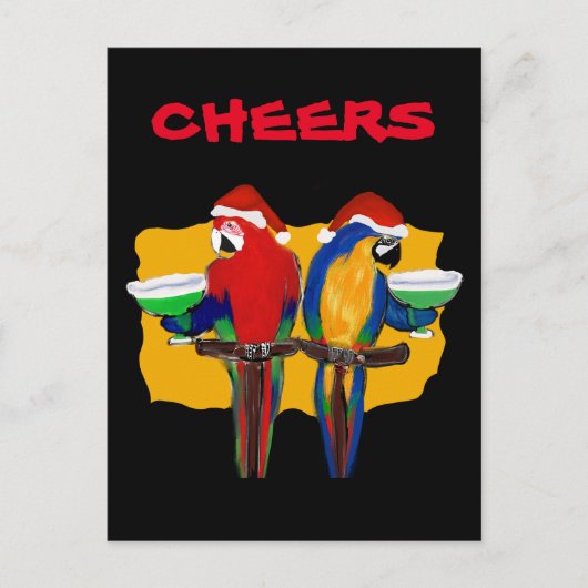 FEESTPAPEGAIEN BRIEFKAART (Voorkant)