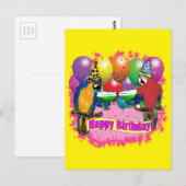 FEESTPAPEGAIEN BRIEFKAART (Voorkant / Achterkant)