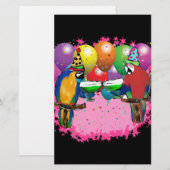 FEESTPAPEGAIEN BRIEFPAPIER (Voorkant / Achterkant)