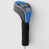 FEESTPAPEGAIEN GOLFHEADCOVER (Schuin)