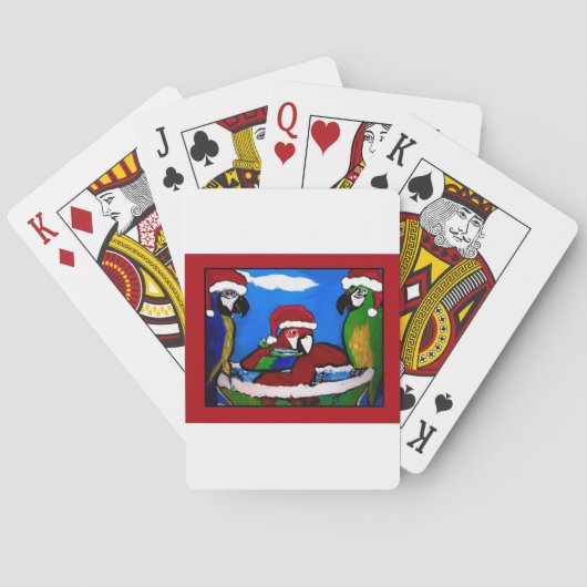 FEESTPAPEGAIEN POKERKAARTEN (Achterkant)