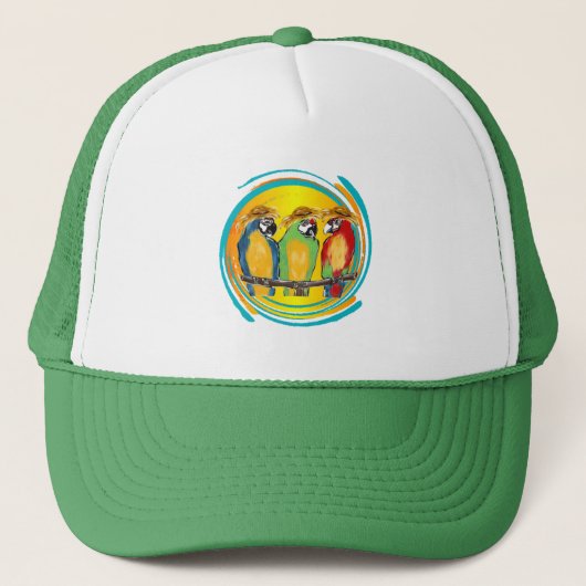 FEESTPAPEGAIEN TRUCKER PET (Voorkant)
