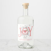 Feestpartij 2023 in Joy New Year Likeurfles Etiket (Voorkant)