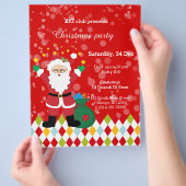 Feestpartij * Kies achtergrondkleur Flyer (Hand)