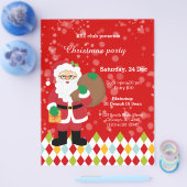 Feestpartij * Kies achtergrondkleur Flyer (Enkel)