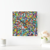 Feestpartij zoals het in 1999 is Wall Clock Vierkante Klok (Huis)