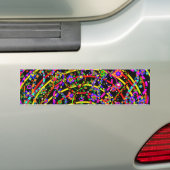 Feestpatronen voor ontwerpers bumpersticker (Op auto)
