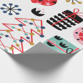 feestpatroon feestdagen kerstmis cadeaupapier (Hoek)