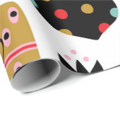 feestpatroon feestdagen kerstmis cadeaupapier (Rol Hoek)