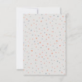 Feestpinguïns, waggel naar kinderverjaardag bedankkaart (Achterkant)