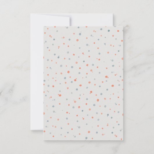 Feestpinguïns, waggelen over de verjaardag van kin bedankkaart (Achterkant)