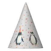Feestpinguïns, waterverf, kinderverjaardag feesthoedjes (Links)