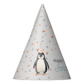 Feestpinguïns, waterverf, kinderverjaardag feesthoedjes (Links)