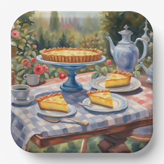Feestplaats Papieren Bordje (Voorkant)
