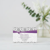 Feestplanning en trouwdagcoördinatie visitekaartje (Staand voorkant)