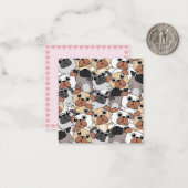 Feestpuggen Notitiekaartje (Voorkant / Achterkant in situ)