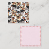 Feestpuggen Notitiekaartje (Voorkant / Achterkant)