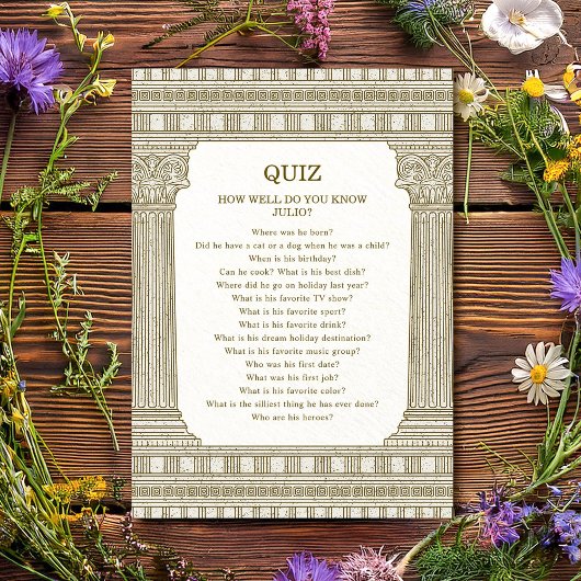 Feestquiz Toga Kaart